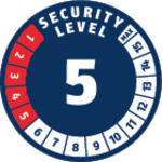 Niveau de sécurité 5/15 | ABUS GLOBAL PROTECTION STANDARD ® | Plus le niveau est haut, meilleur est la sécurité